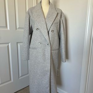 Topshop Grey Trench Coat